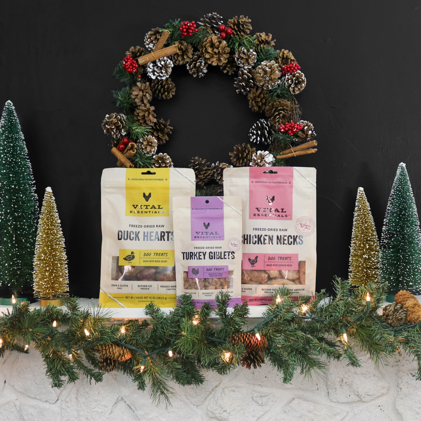 Turducken Dog Treat Variety Stocking Stuffer Bundle