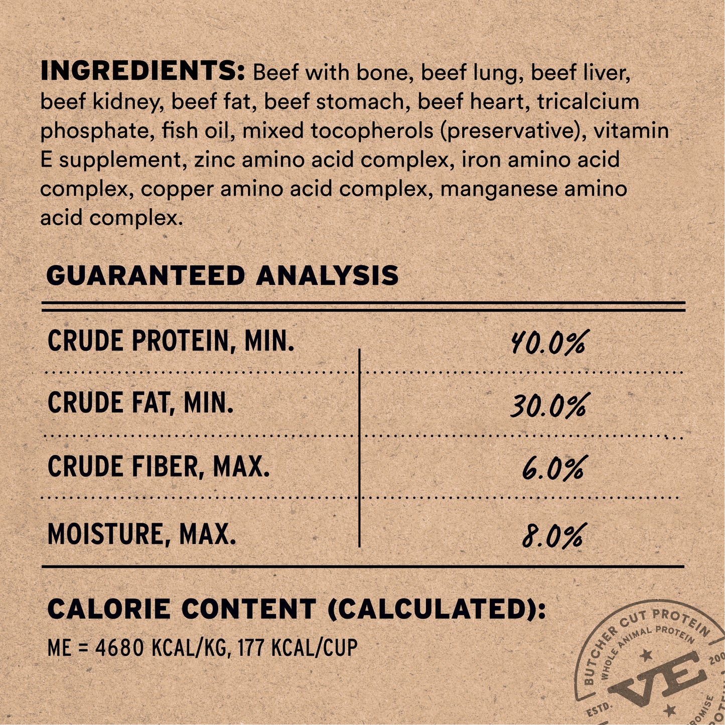 Freeze-Dried Beef Entree & Mixer Dog Food Soft Nibs