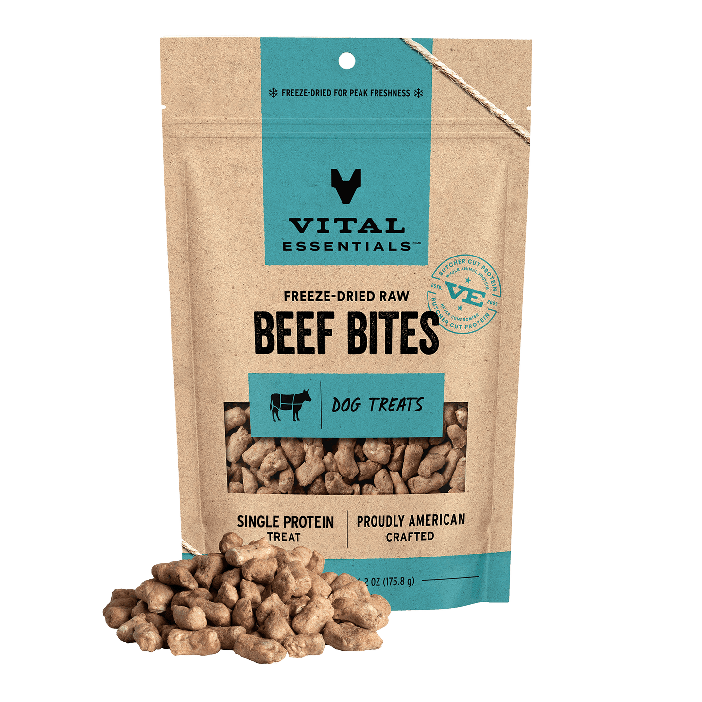 Freeze-Dried Beef Bites Dog Treats