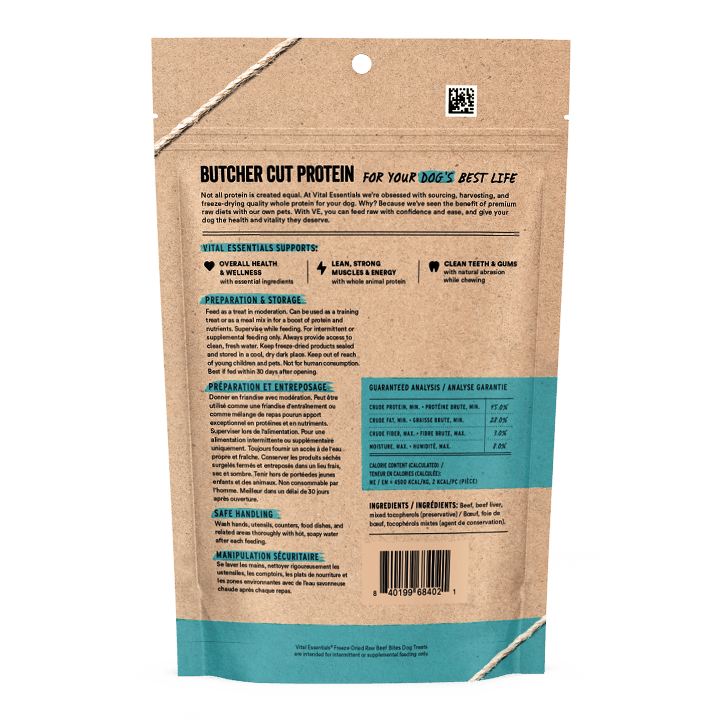 Freeze-Dried Beef Bites Dog Treats