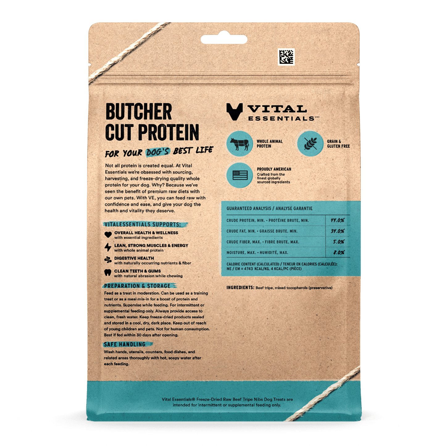 Freeze-Dried Beef Tripe Nibs Dog Treats