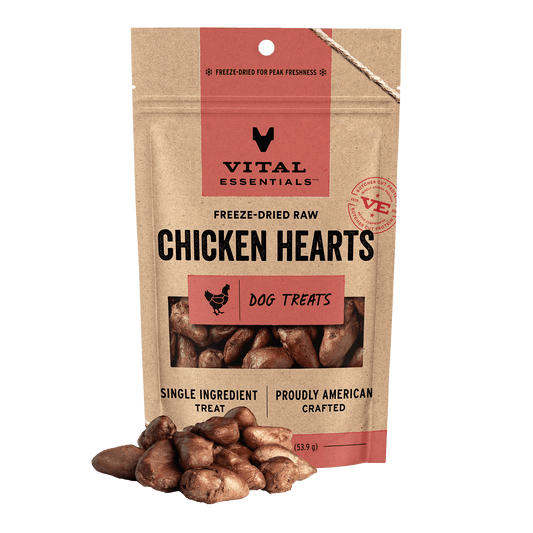 Freeze-Dried Chicken Hearts Dog Treats