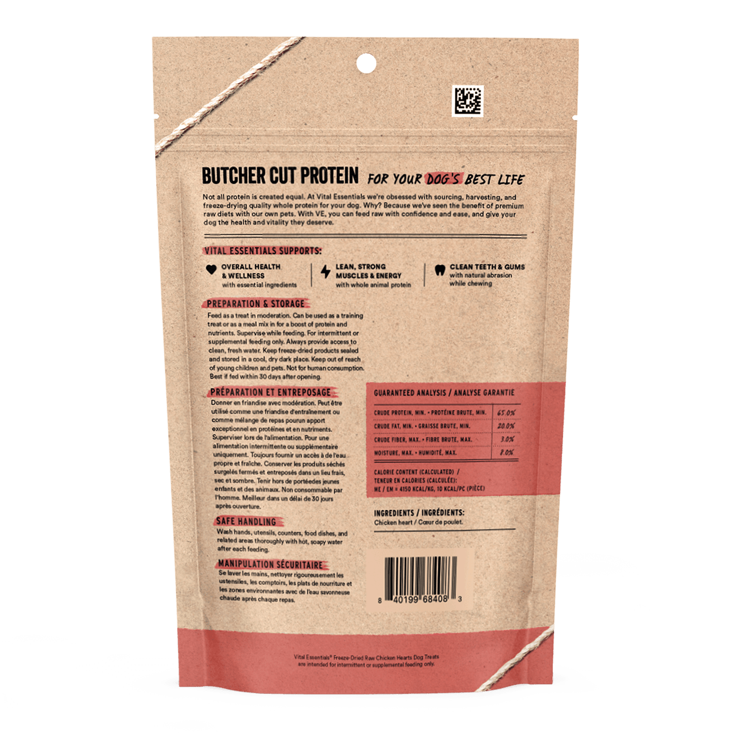Freeze-Dried Chicken Hearts Dog Treats