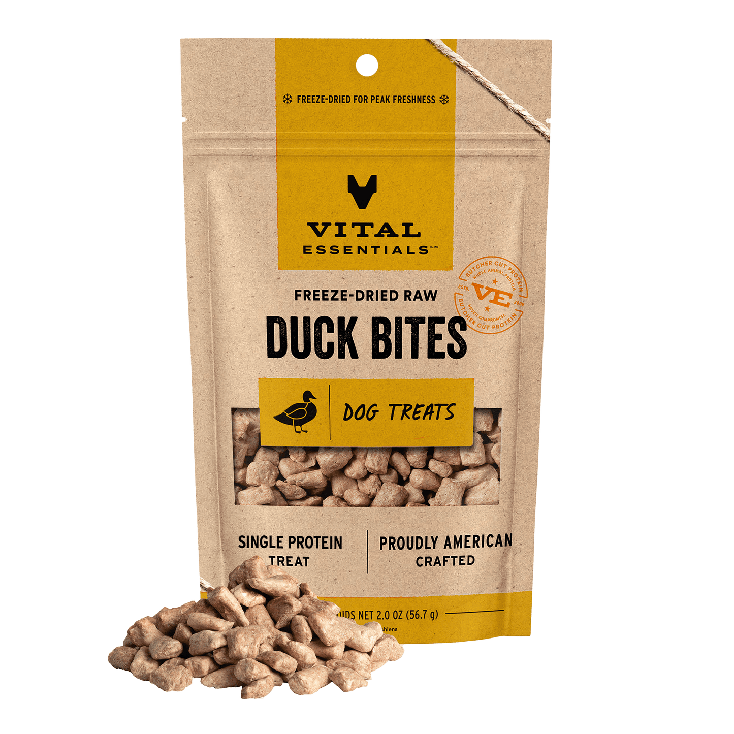 Freeze-Dried Duck Bites Dog Treats