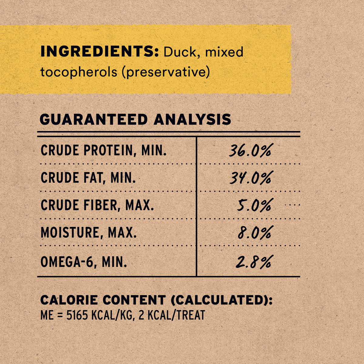 Freeze-Dried Duck Bites Dog Treats