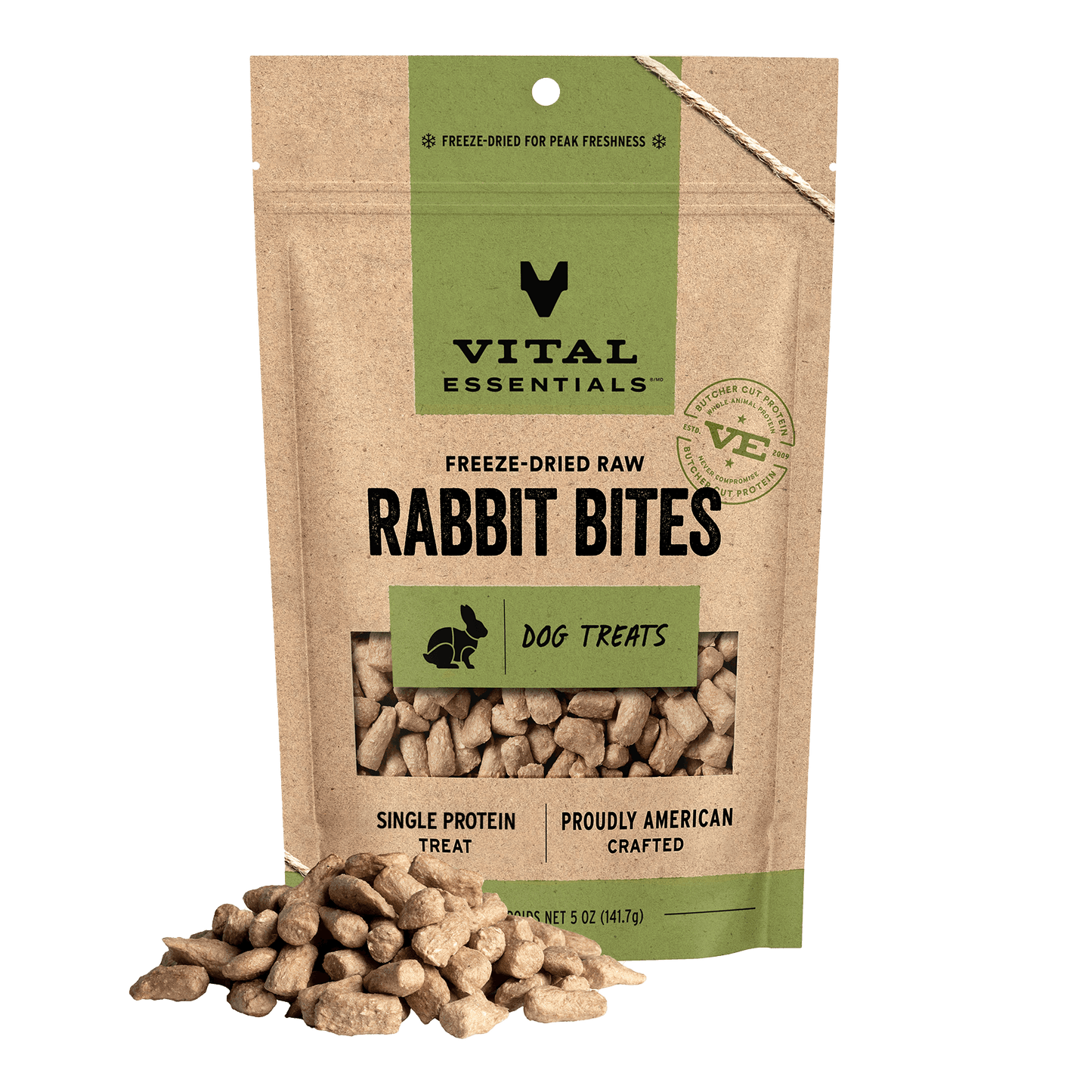 Freeze-Dried Rabbit Bites Dog Treats