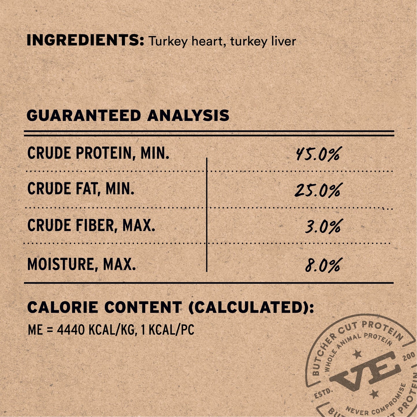Freeze-Dried Turkey Giblets Dog Treats
