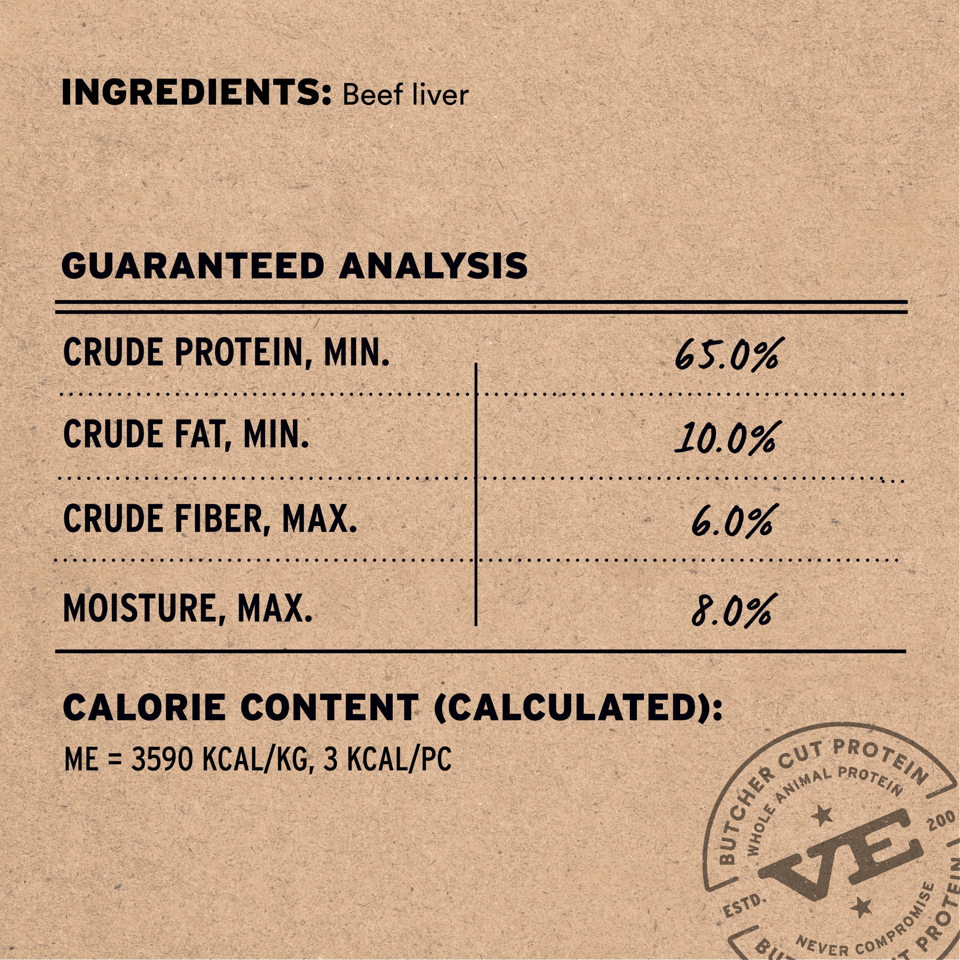 Beef Liver Ingredients