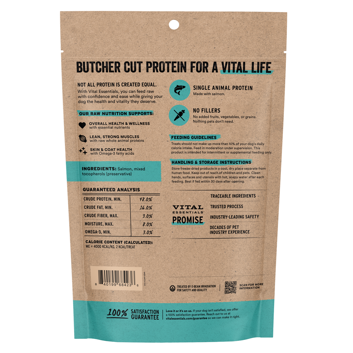 Freeze-Dried Salmon Bites Dog Treats