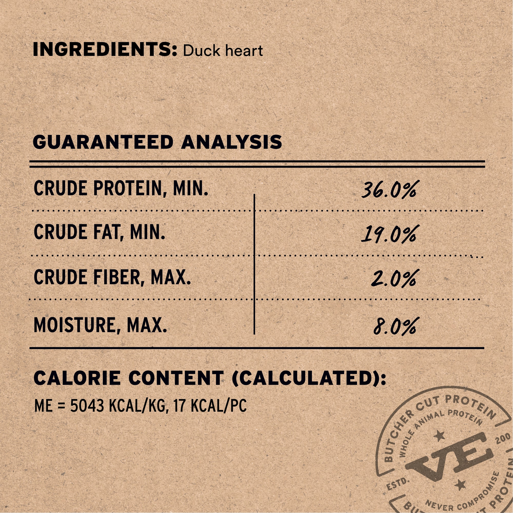 Duck Hearts Dog Treats Food Safety and Quality from Vital Essentials