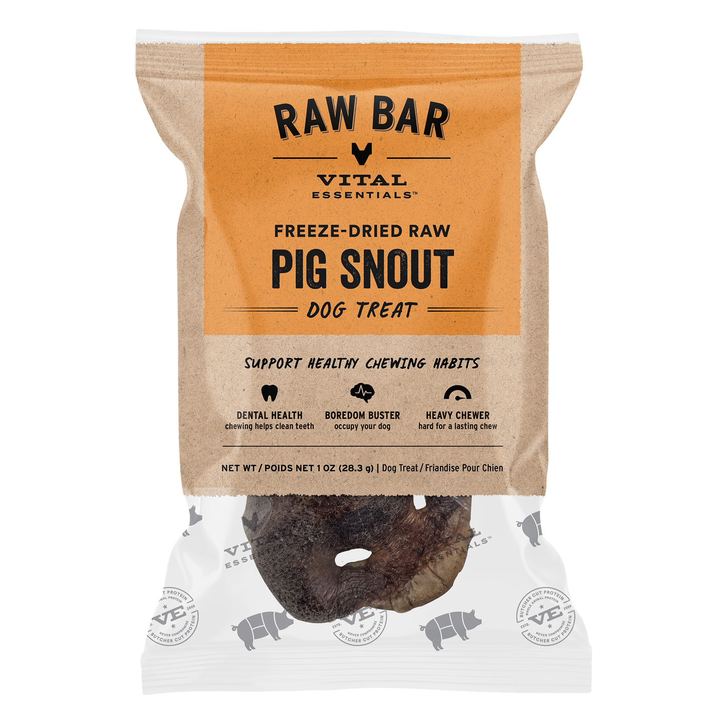 Freeze-Dried Pig Snouts Dog Snacks