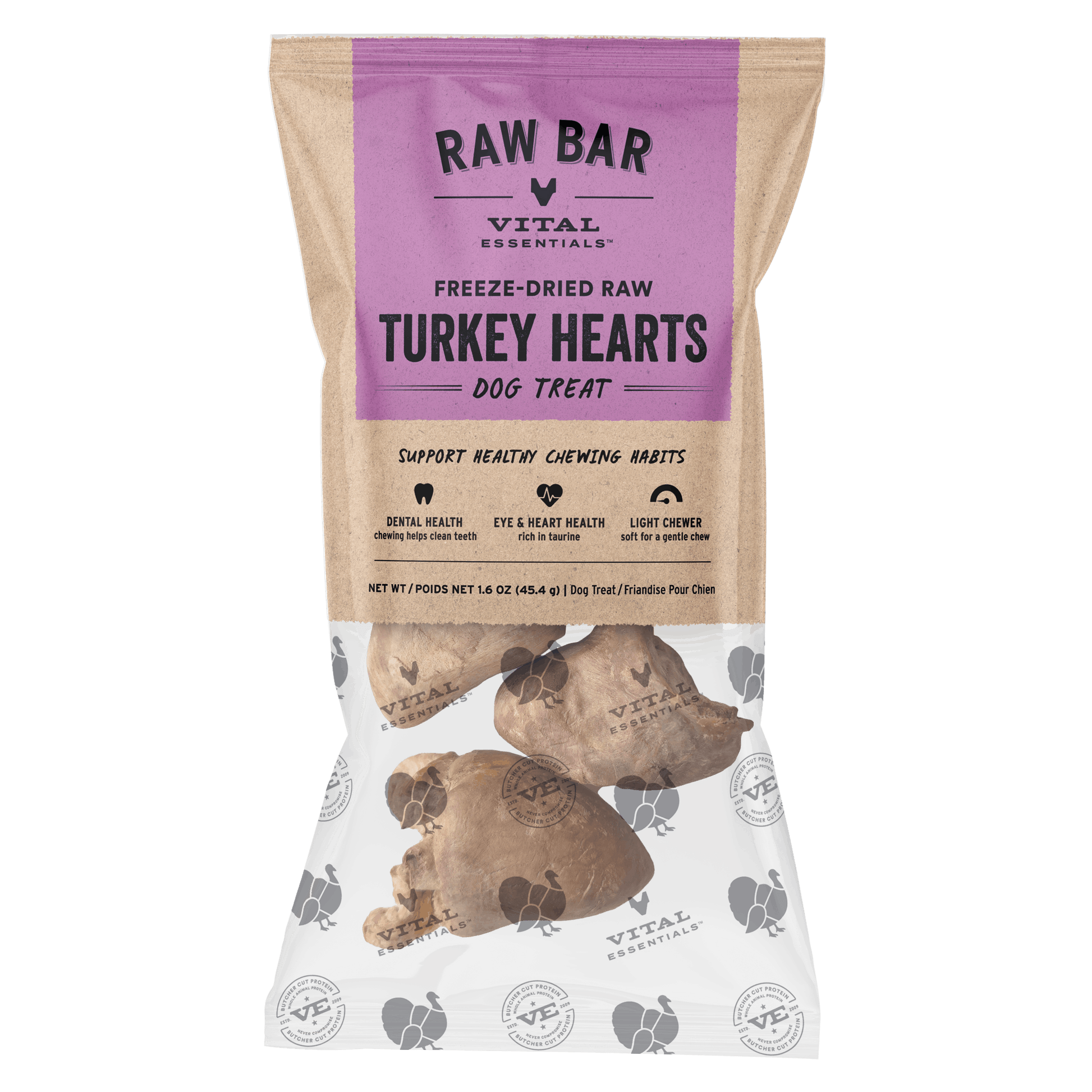 Front Packaging of Turkey Hearts