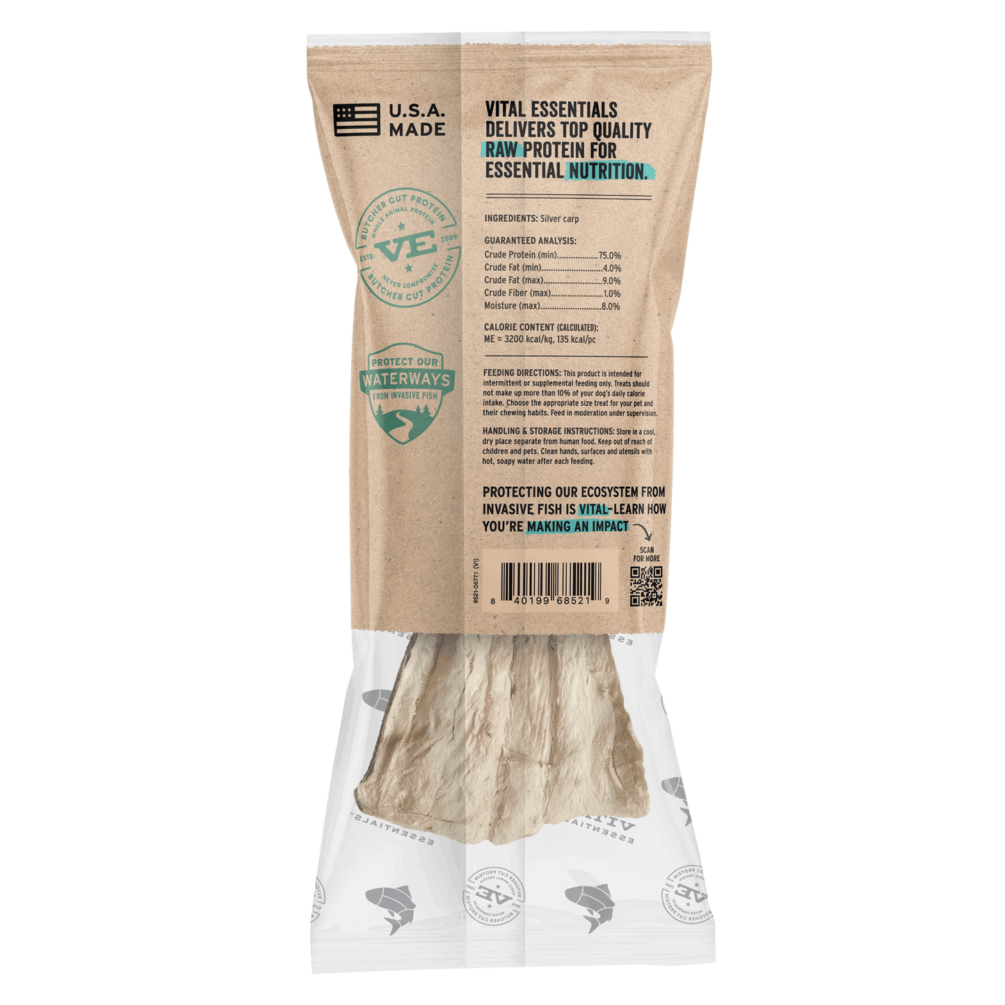 Back Packaging of Silver Carp Filets