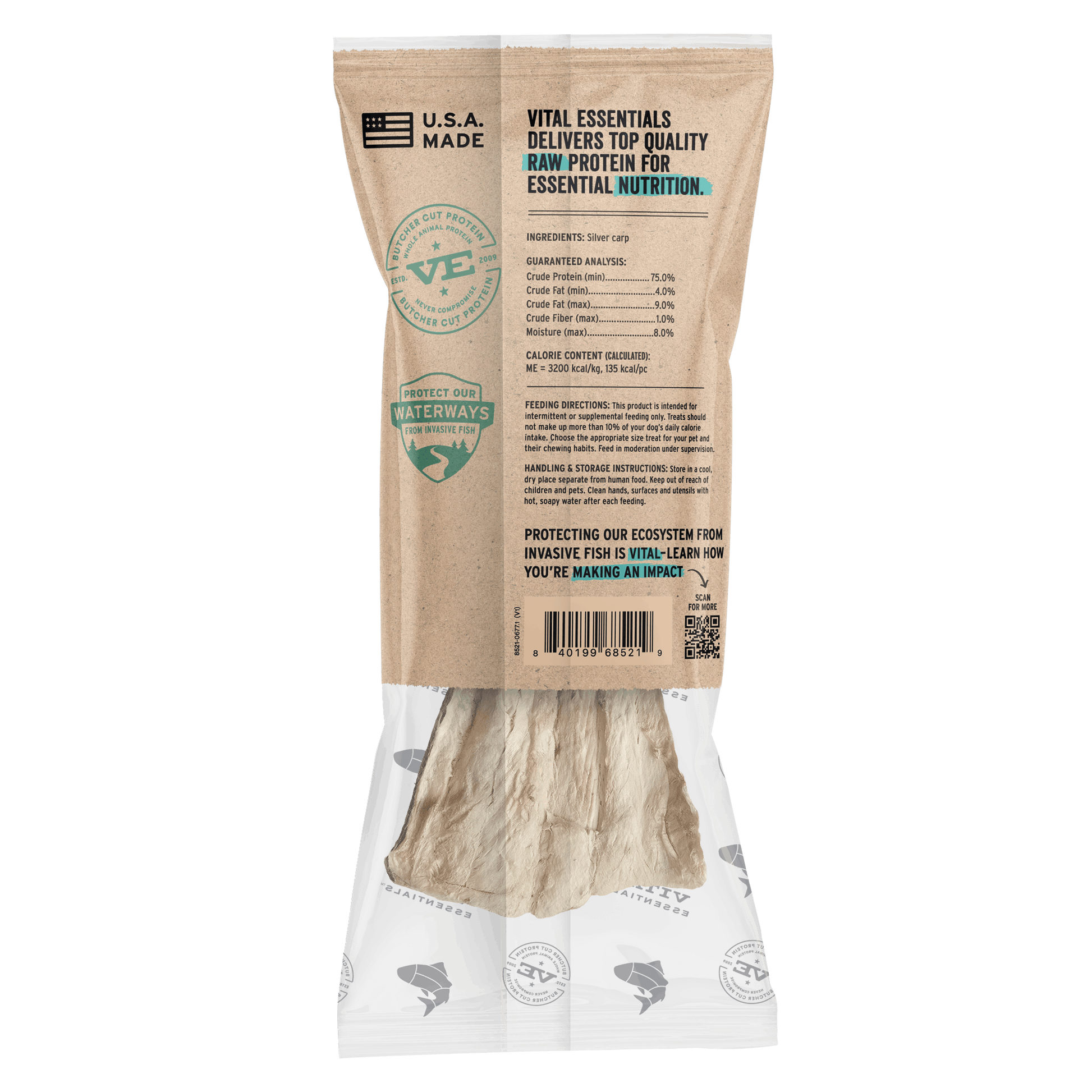 Back Packaging of Silver Carp Filets