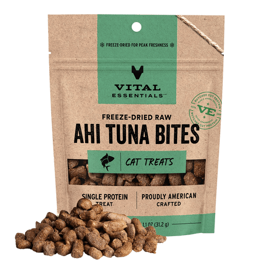 Freeze-Dried Ahi Tuna Bites Cat Treats