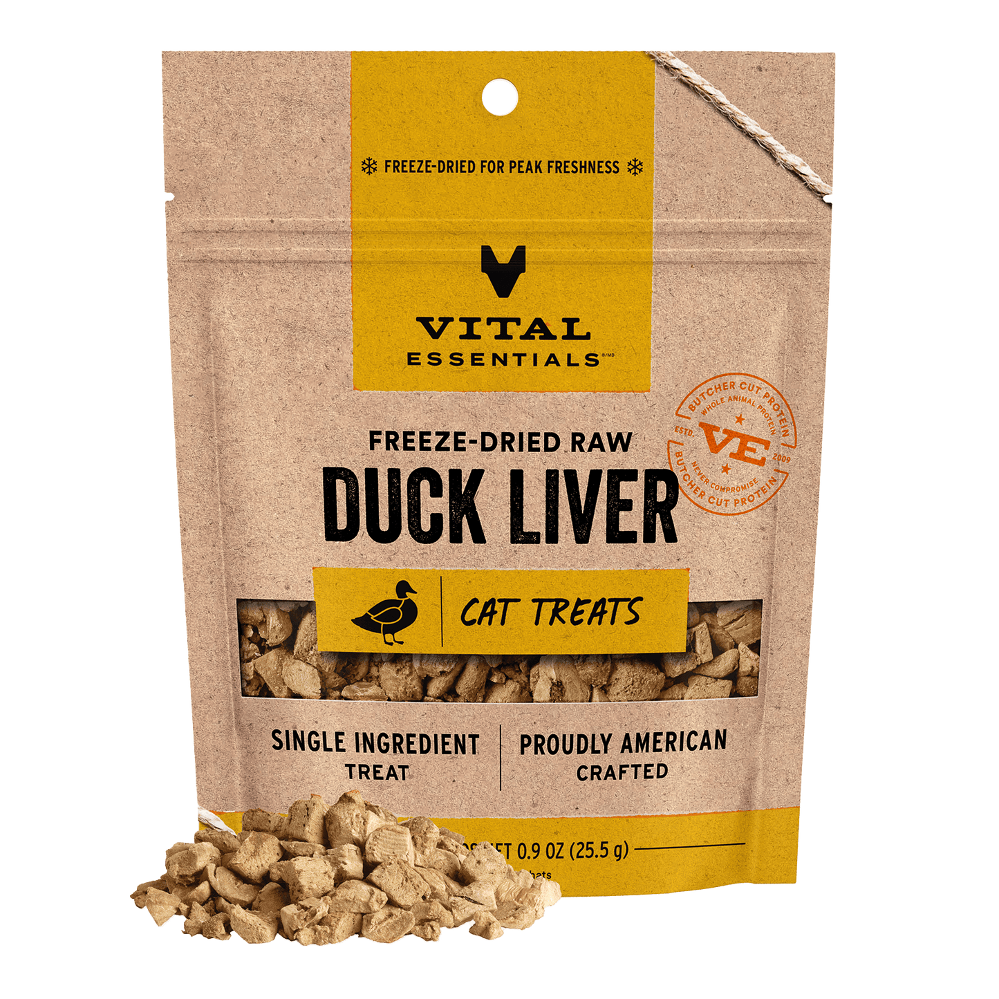 Freeze-Dried Duck Liver Cat Treats