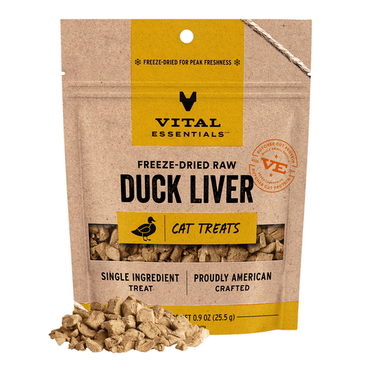Freeze-Dried Duck Liver Cat Treats