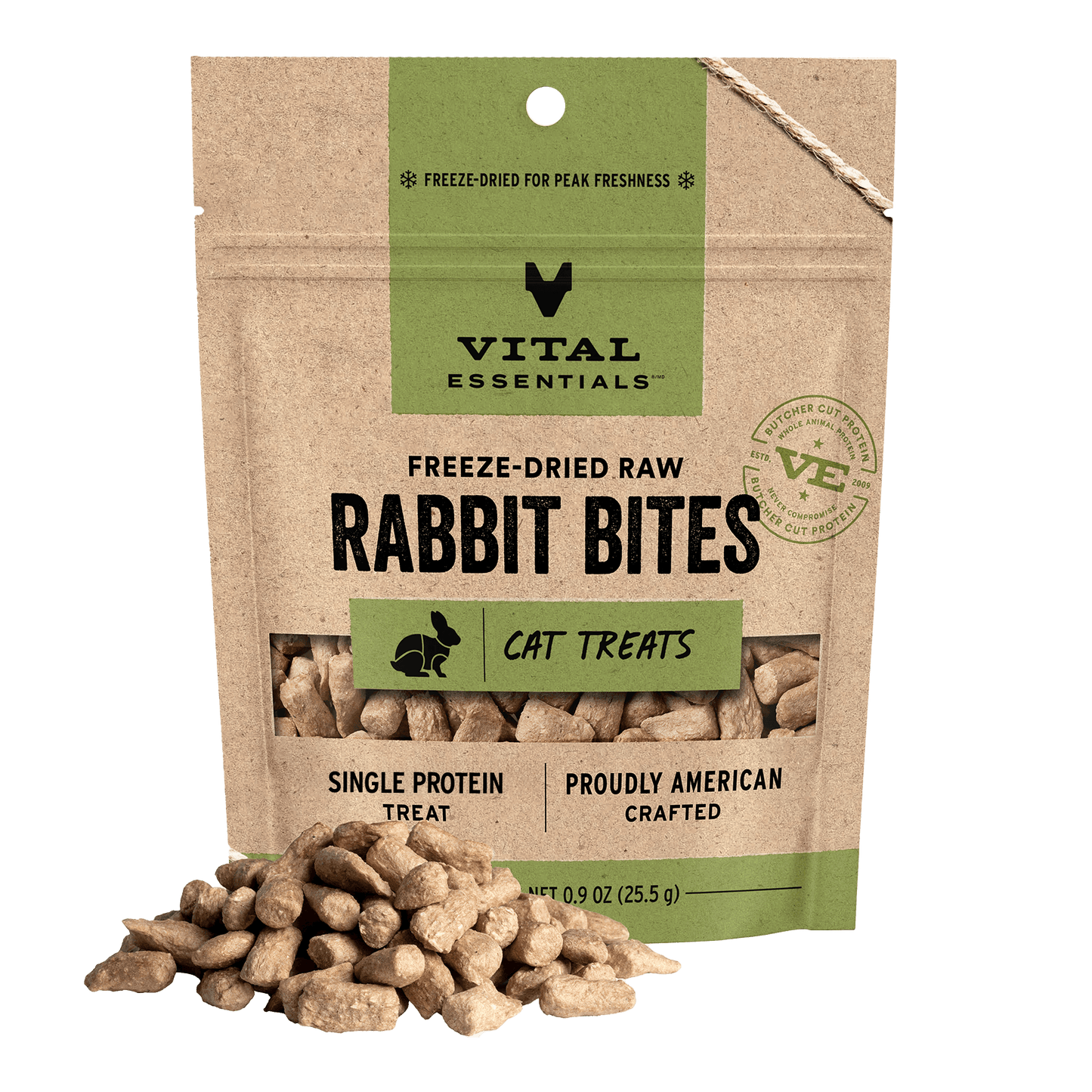 Freeze-Dried Rabbit Bites Cat Treats