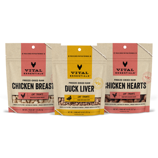 The Poultry Roast Cat Treat Variety Stocking Stuffer Bundle