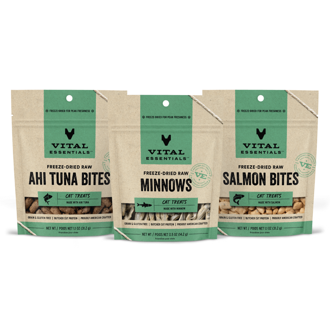 Seafood Tower Cat Treat Variety Stocking Stuffer Bundle